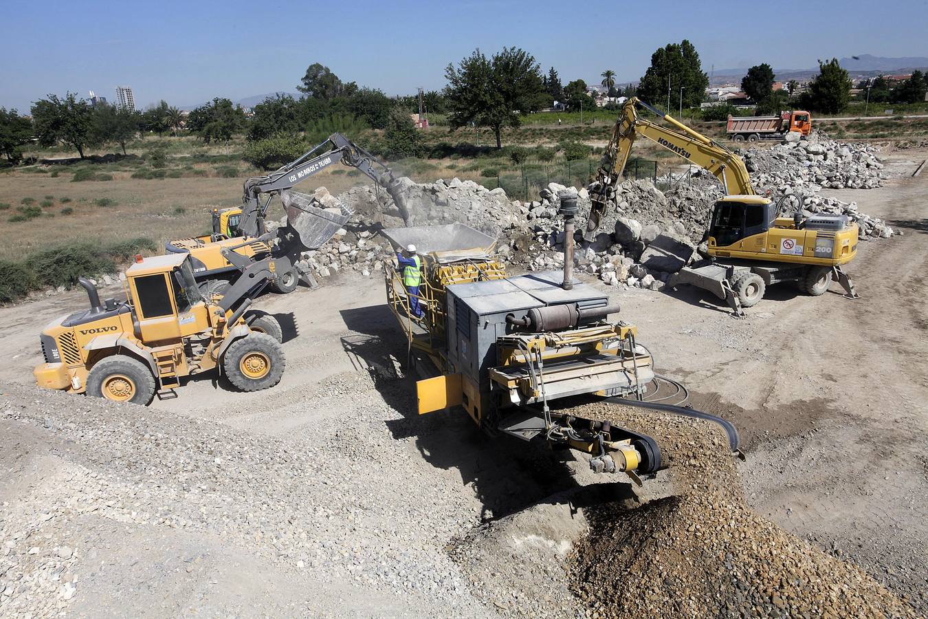 Diques convertidos en caminos