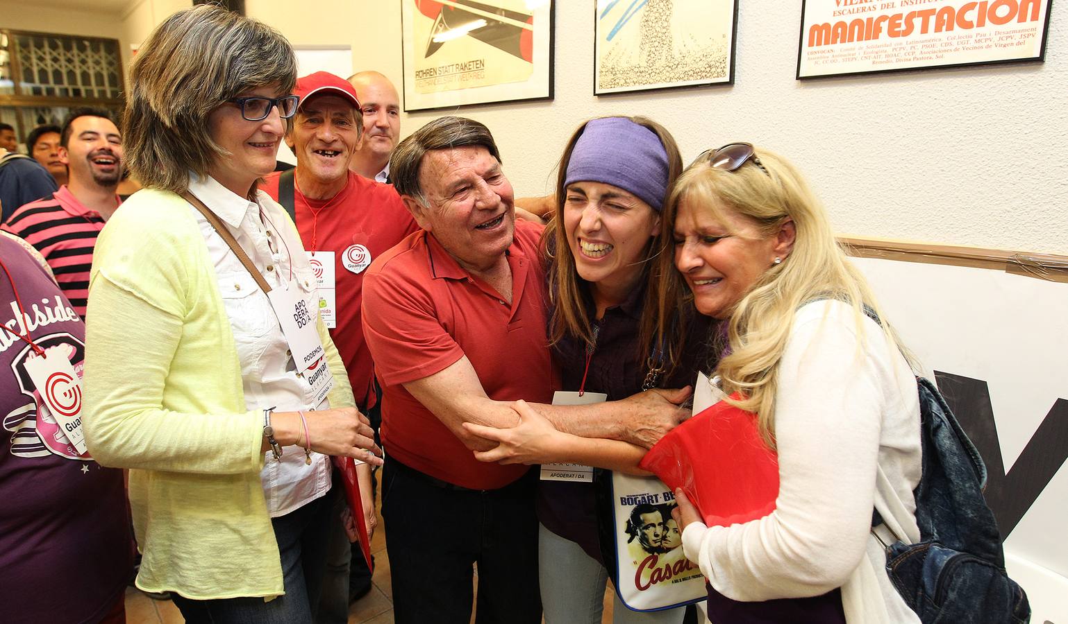 Noche electoral en la sede de Guanyar Alacant