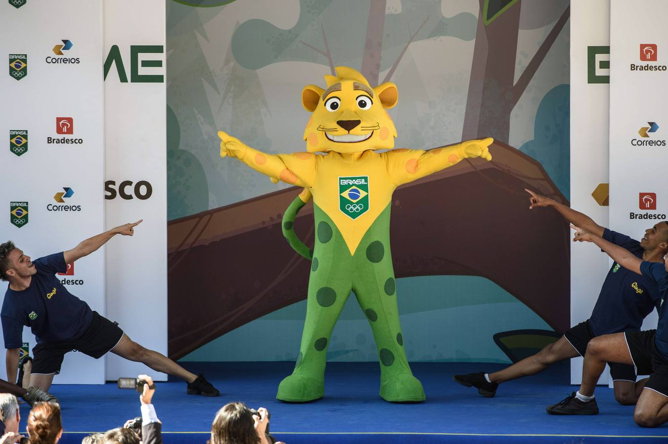 Brasil presenta a 'Ginga' la mascota de las Olimpiadas