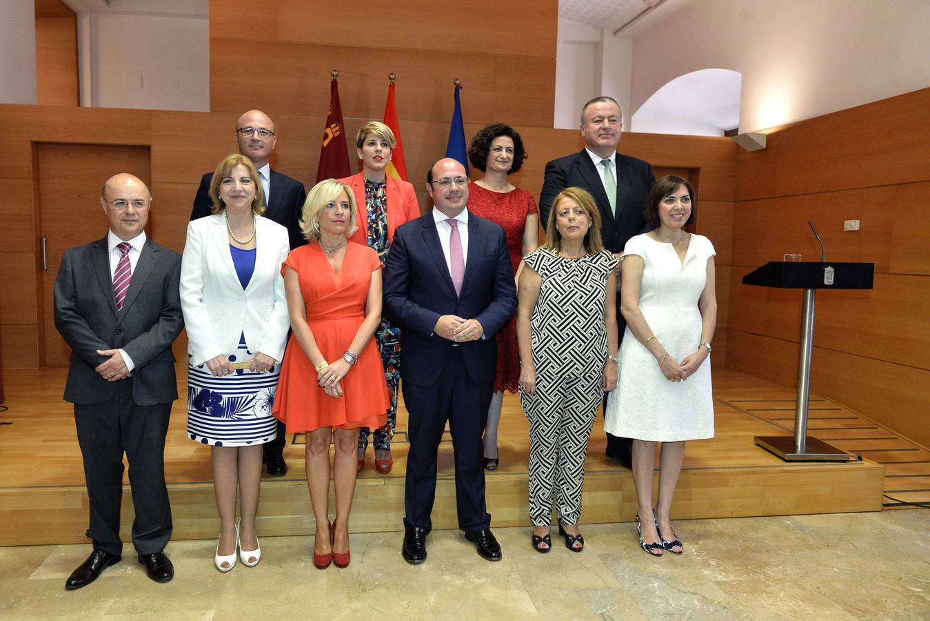 Toma de posesión de los consejeros de Pedro Antonio Sánchez