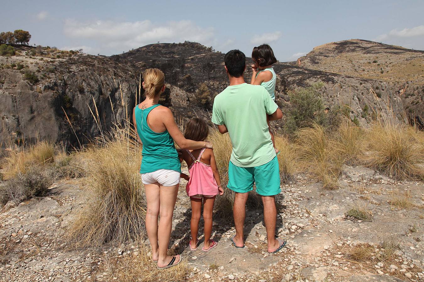 Así ha quedado el Cañón de Almadenes tras el fuego