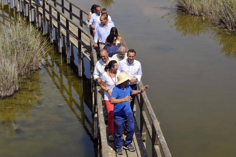 César Sánchez visita El Hondo