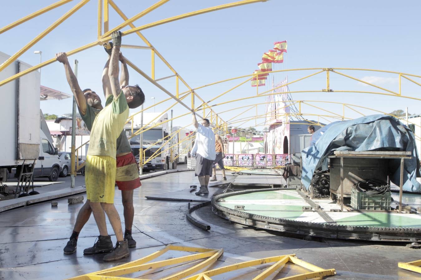 Todo listo para la Feria de Lorca