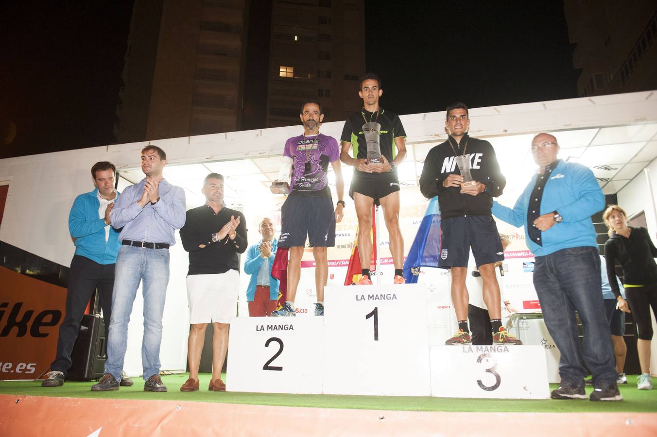 Podium en La Manga