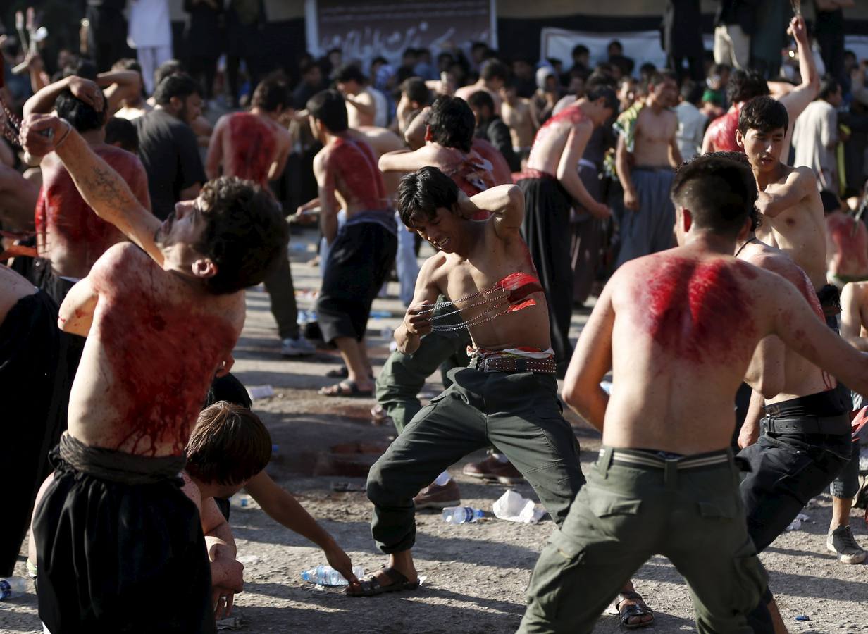 La Ashura tiñe Kabul de rojo