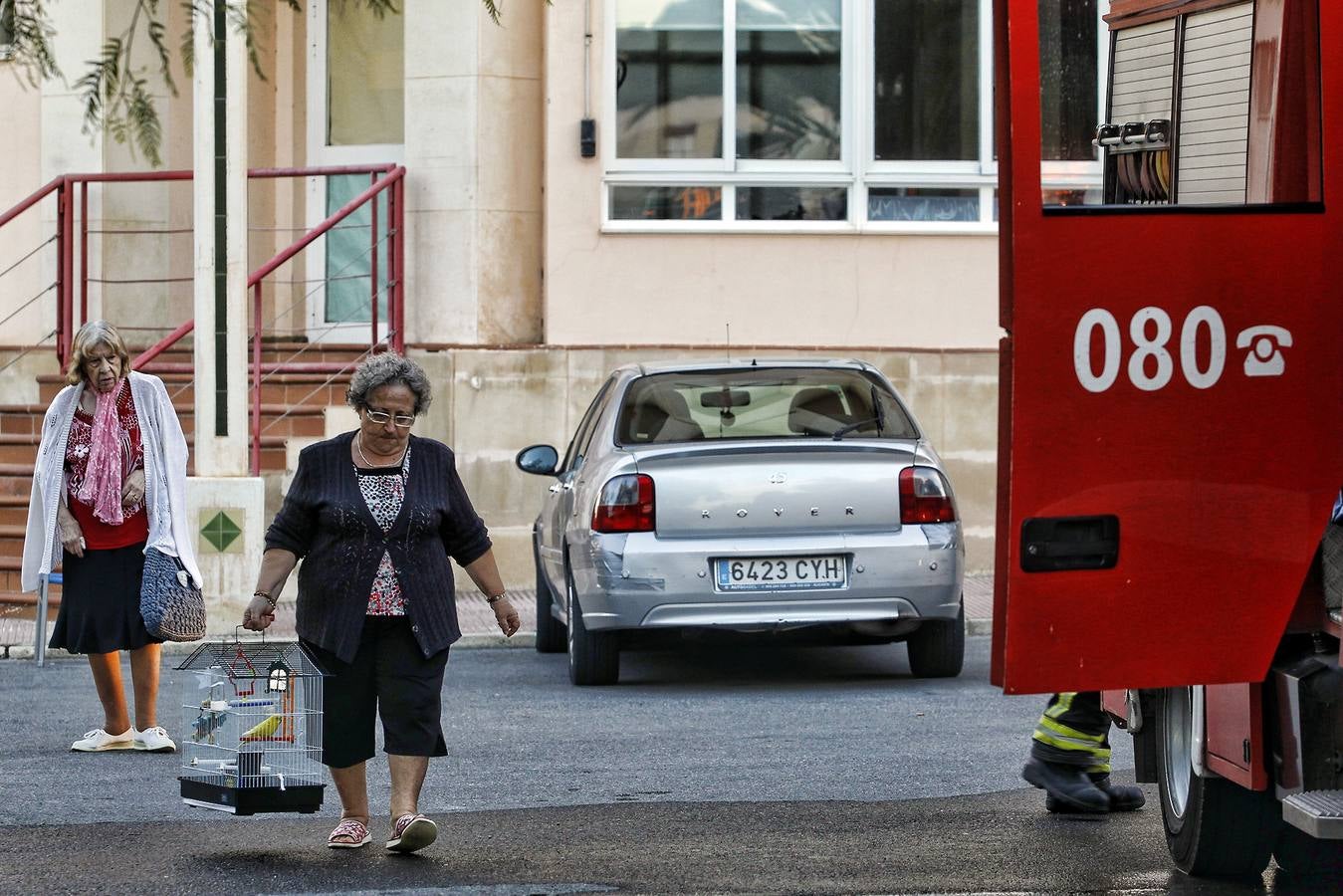 Desalojadas 150 personas de una residencia de ancianos por un incendio