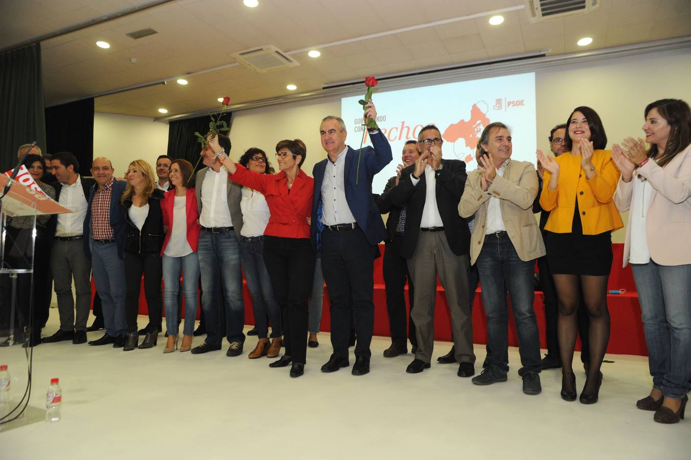 Acto para conmemorar los 100 días de alcaldías socialistas en la Región