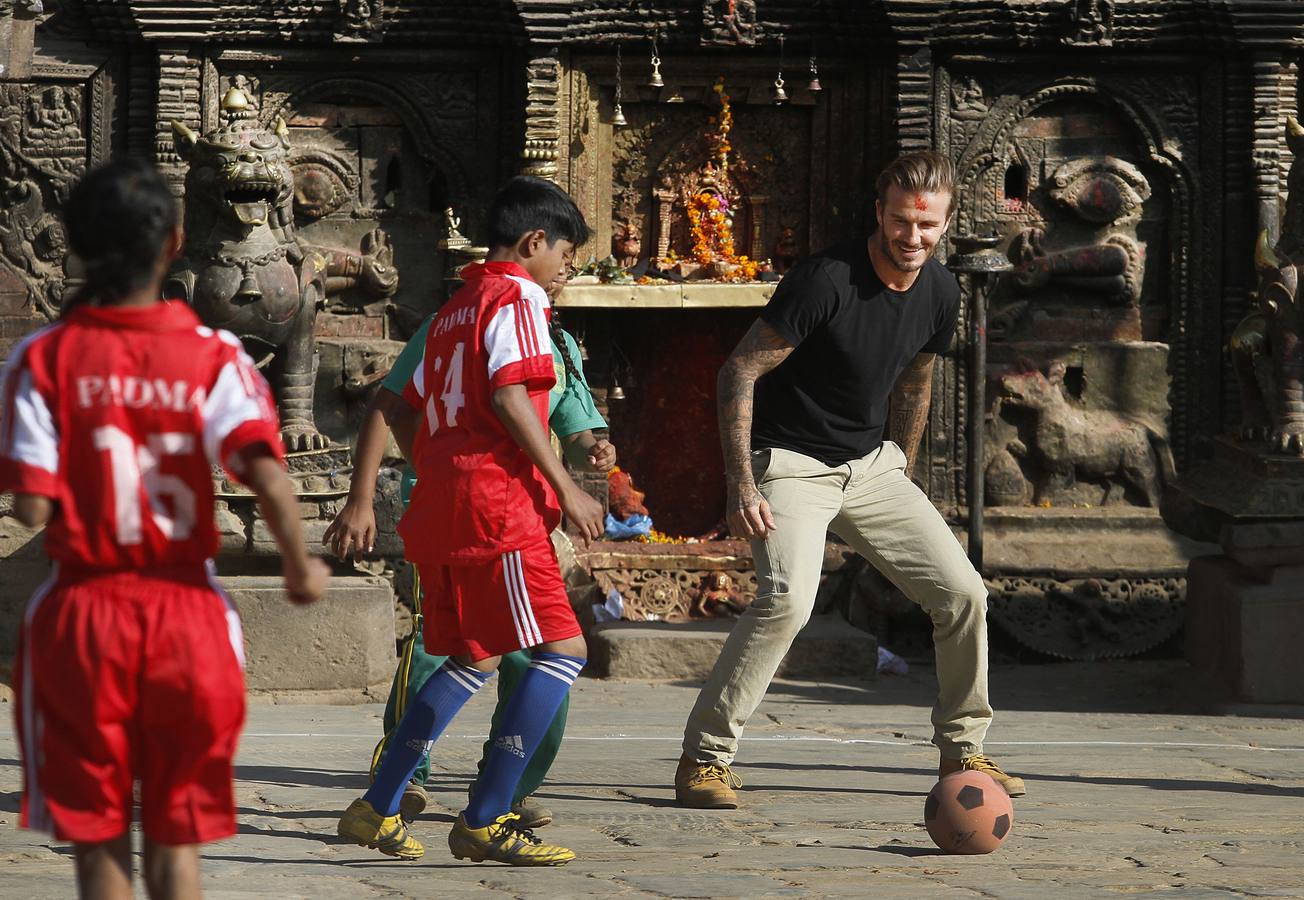 Beckham y su fútbol solidario