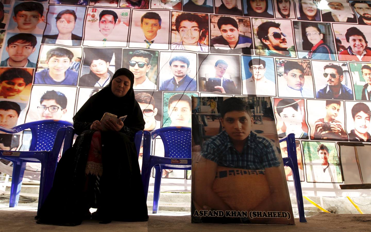 El santuario de los 134 estudiantes de Peshawar