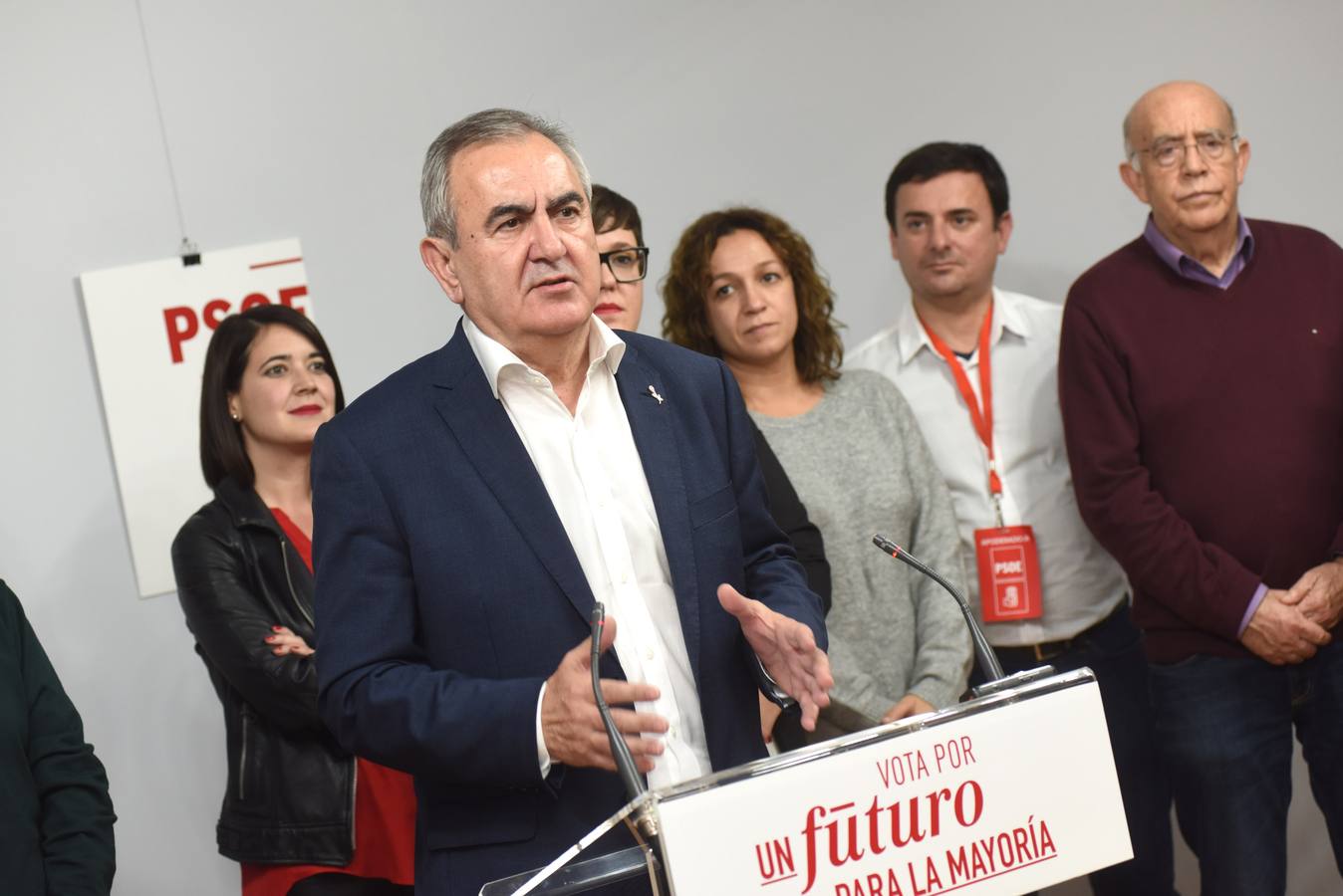 Comparecencia de los socialistas tras las elecciones