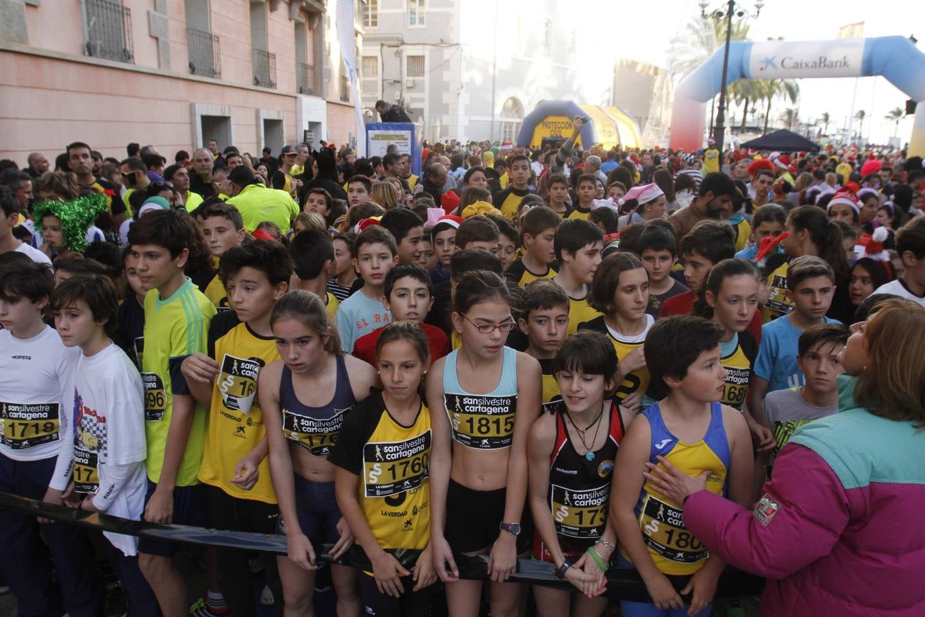 Alevines e infantiles a la carrera en Cartagena