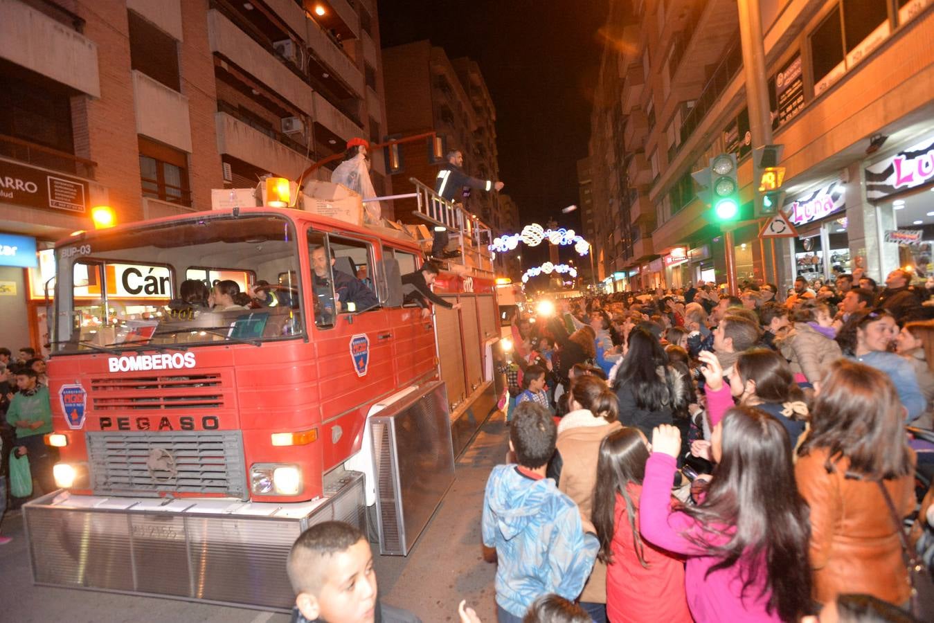 Cabalgata de los Reyes en Lorca 2016