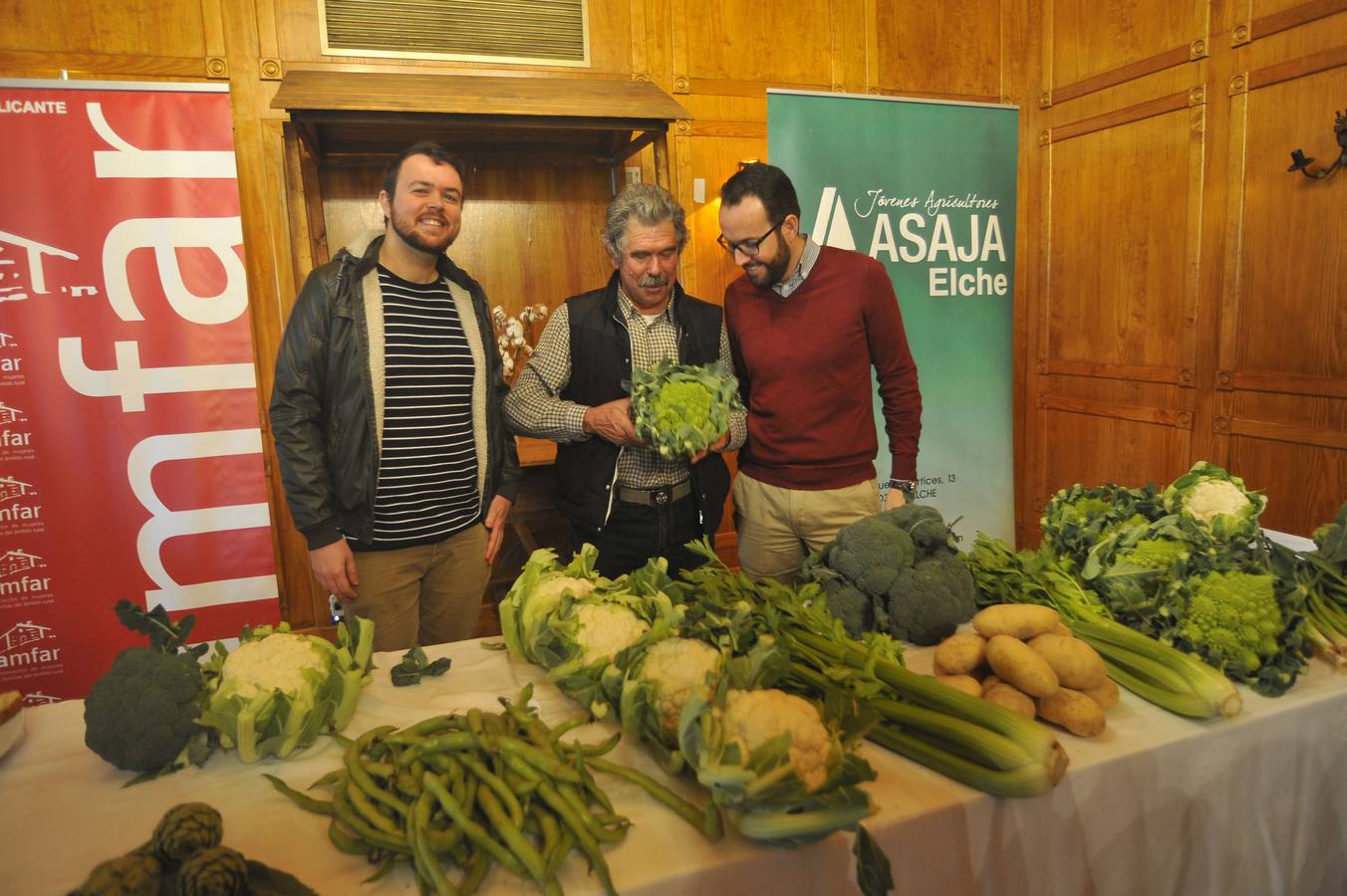 Presentación de las hortalizas de invierno en Elche
