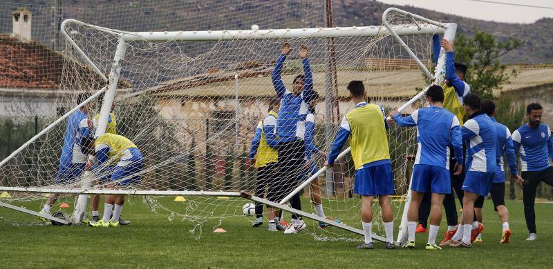 Entrenamiento del Hércules en Fontcalent