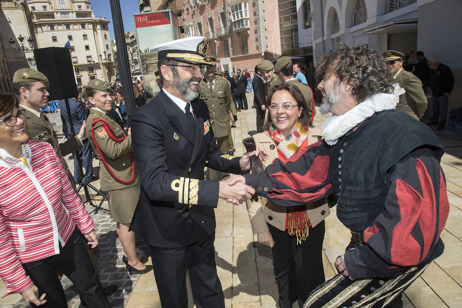 Tributo a Miguel de Cervantes en Cartagena
