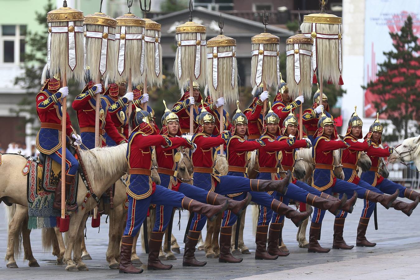 Los mongoles celebran su festival