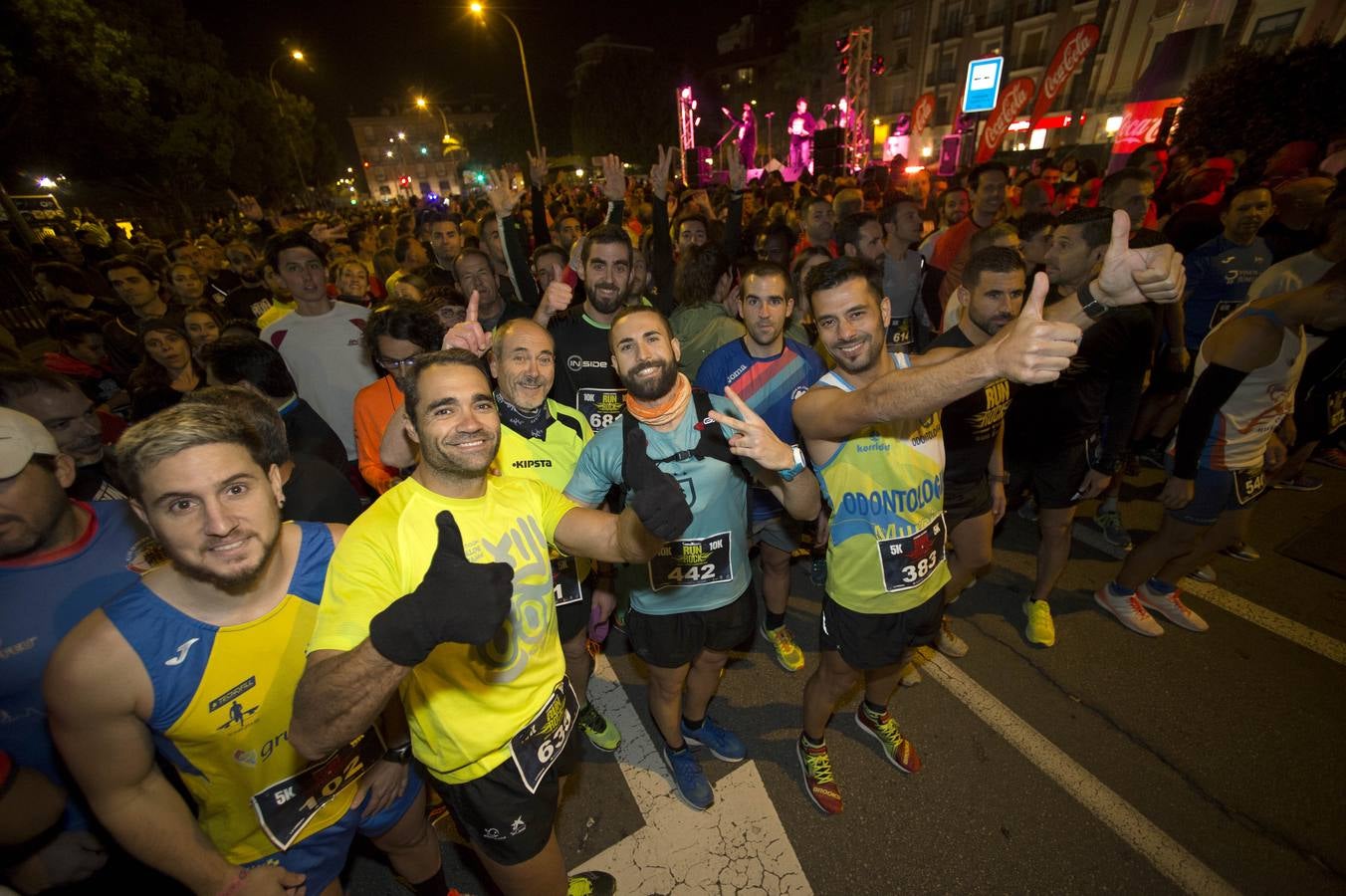 Noche de zapatillas y decibelios