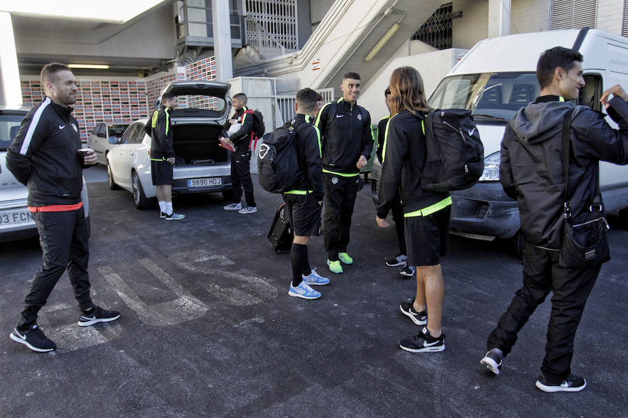 El Hércules parte hacia Barcelona