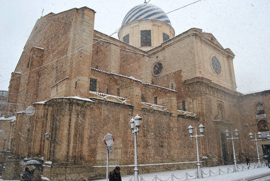 La nieve cubre de blanco Yecla