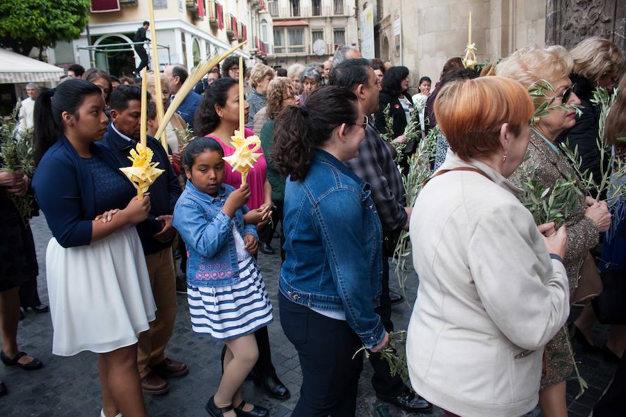 Domingo de Ramos en Murcia: Bendición de las palmas