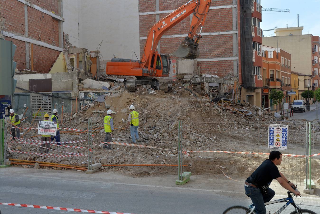 La penúltima demolición del terremoto del terremoto de Lorca