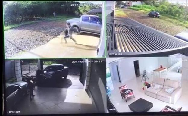 Un hombre arrolla con su todoterreno a los ladrones que robaban su casa