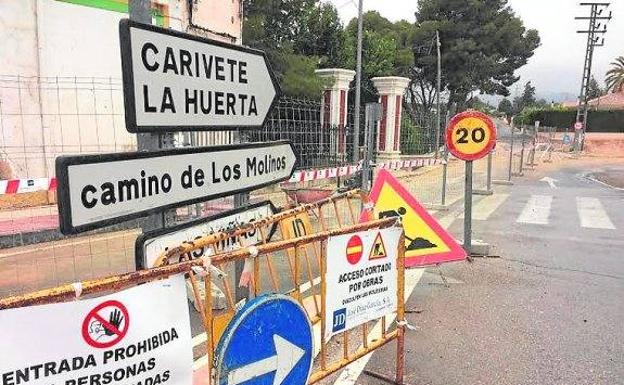 Arrancan las obras de reparación de la carretera de La Huerta