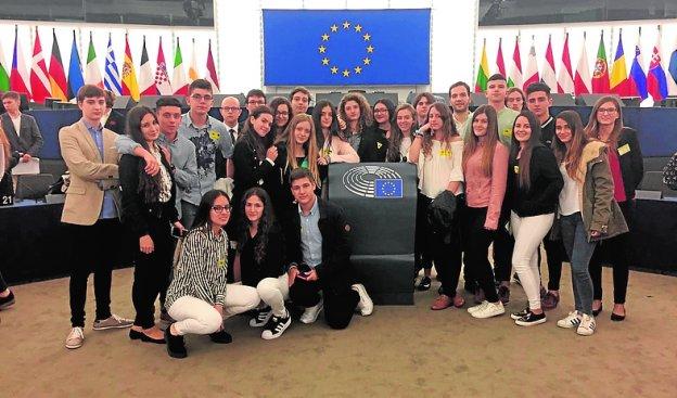 Samaniego representa a España en Euroscola