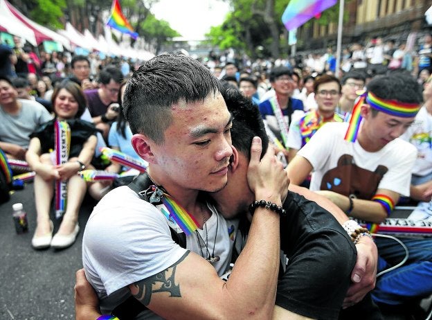 En Taiwán luce el arcoíris
