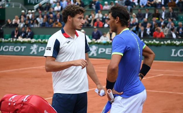 Nadal se hace centenario a costa del lesionado Carreño