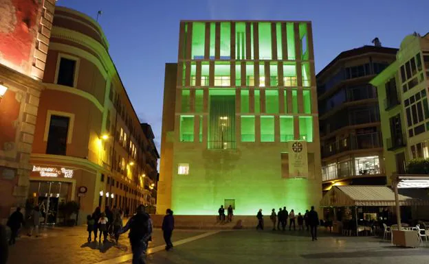 El edificio Moneo se iluminará de verde «contra las drogas»