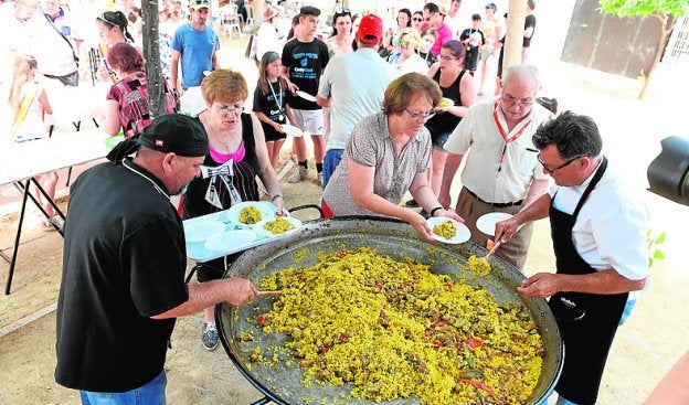 Arroz y patinaje en Llano de Brujas