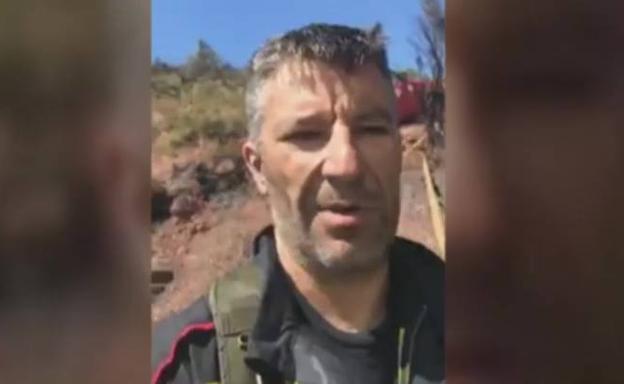 El enfado de uno de los bomberos que trabaja en Sierra Calderona que se ha hecho viral