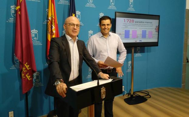 El Gobierno regional destaca que Murcia ha cumplido en seis meses el objetivo anual del desempleo