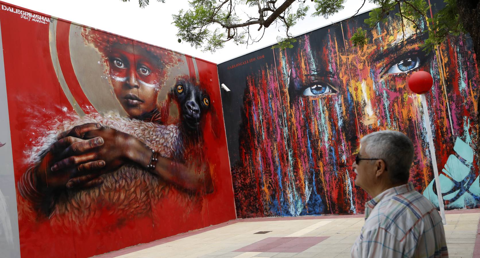 600m² de grafitis al aire libre en Murcia