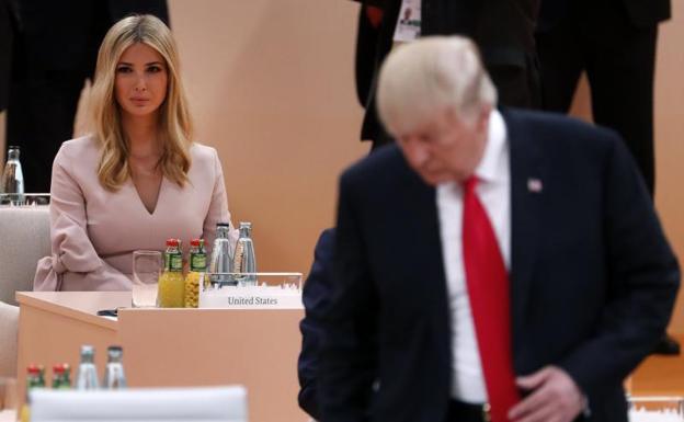 Ivanka Trump sustituye temporalmente a su padre en la mesa de líderes del G20