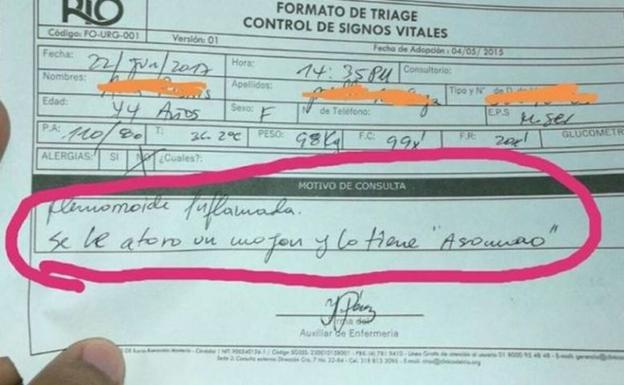 El curioso diagnóstico de este auxiliar que circula en la red