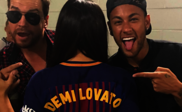 Neymar y Demi Lovato podrían ser pareja