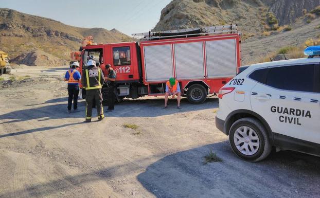 Fallece un trabajador tras caer por un precipicio en una cantera de Abarán