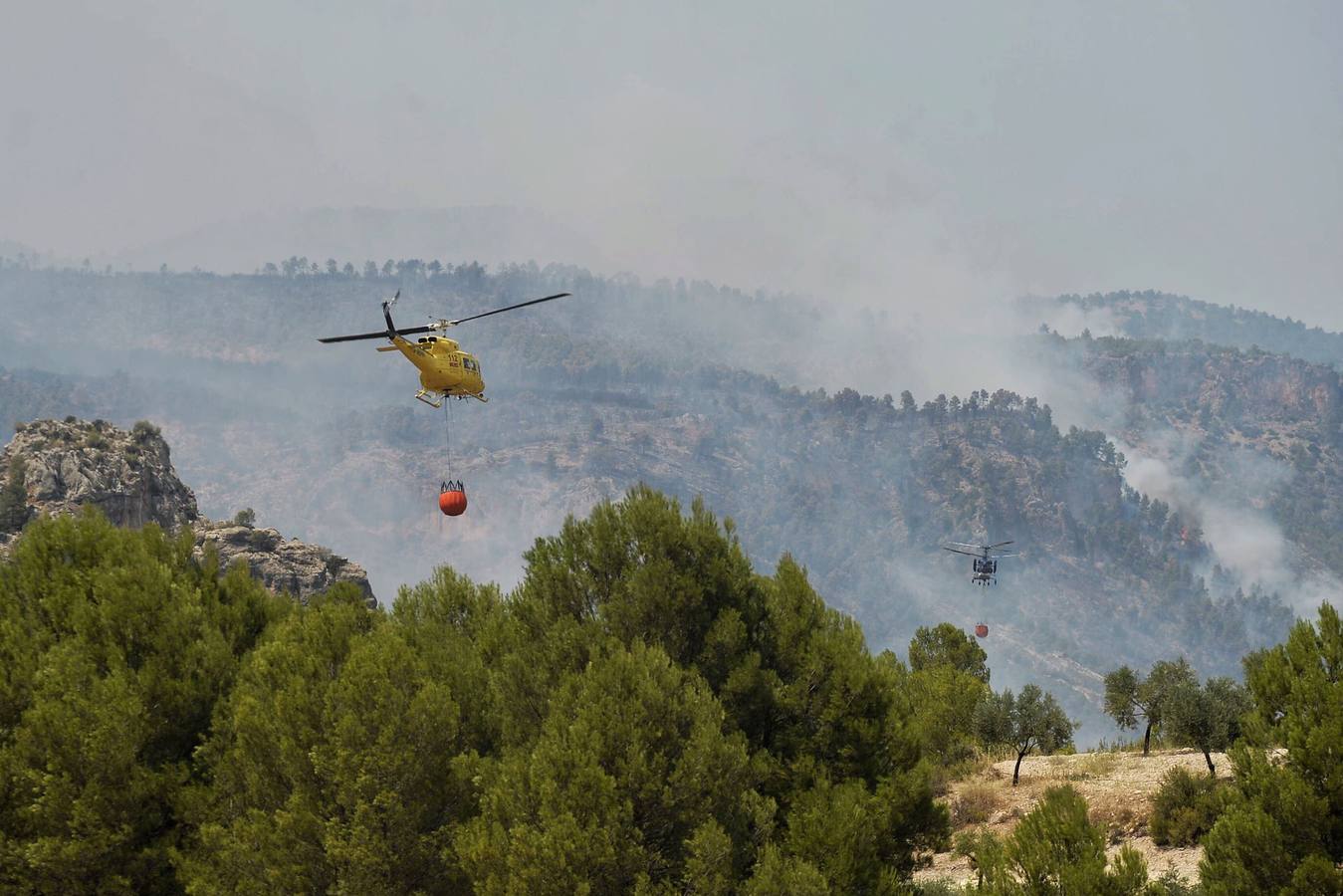 Más de 3.200 hectáreas quemadas en Yeste