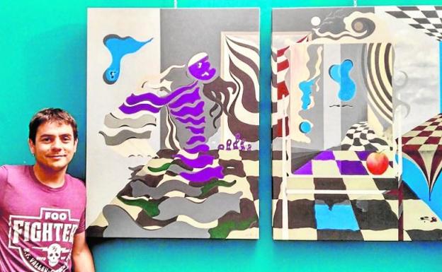 Salva Piñero muestra su obra en Aledo