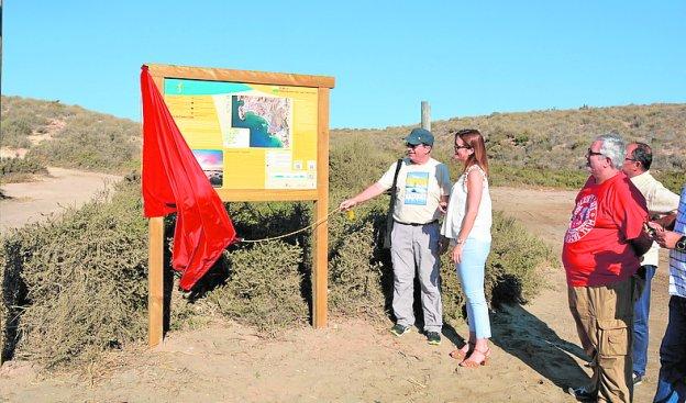 Un sendero para el catedrático Mota Poveda en Águilas