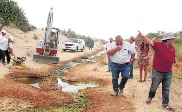 La CHS investiga nuevos vertidos de salmuera a la rambla del Albujón