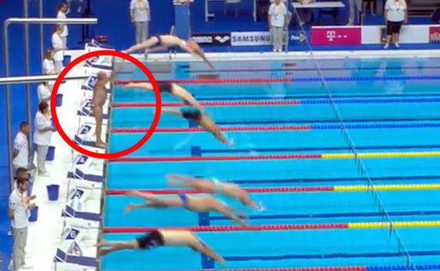 El nadador que homenajeó a las víctimas de Barcelona en plena competición