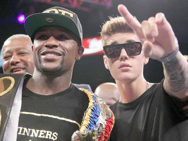 Justin Bieber se busca problemas con Mayweather
