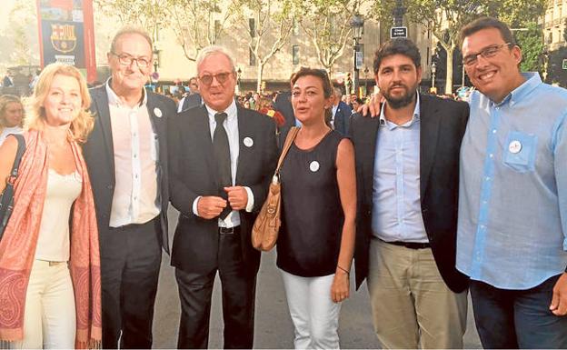 Los principales líderes políticos de la Región marchan contra el terrorismo