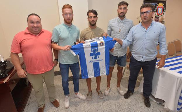 El Lorca Deportiva presenta a tres de sus últimos fichajes