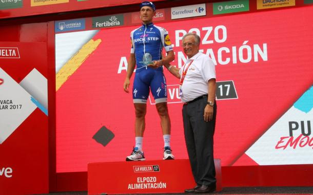 ElPozo acoge la llegada de La Vuelta en sus instalaciones de Alhama