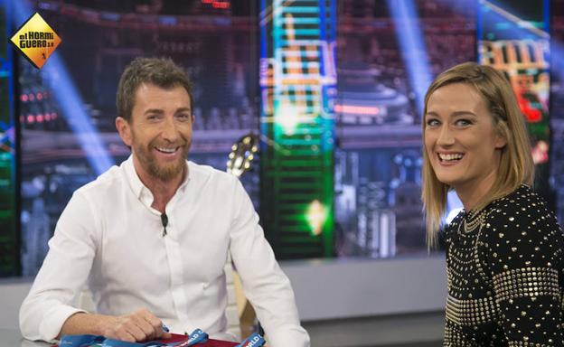 Mireia Belmonte también se aburre en 'El Hormiguero'