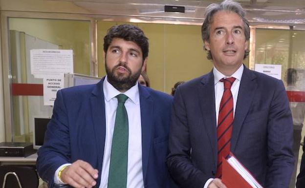 López Miras asegura que el Corredor Mediterráneo «está ya a las puertas de Murcia»